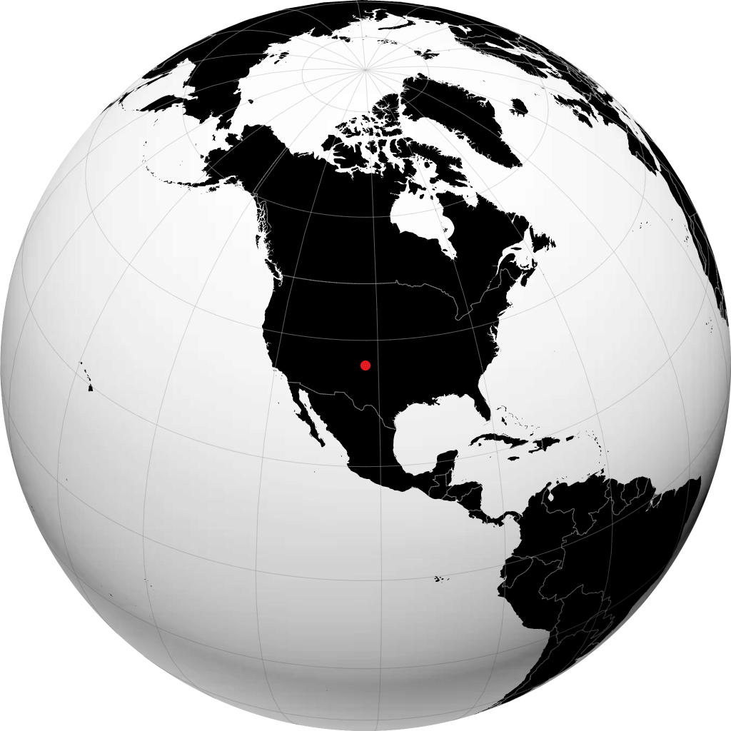 Dalhart na globusie