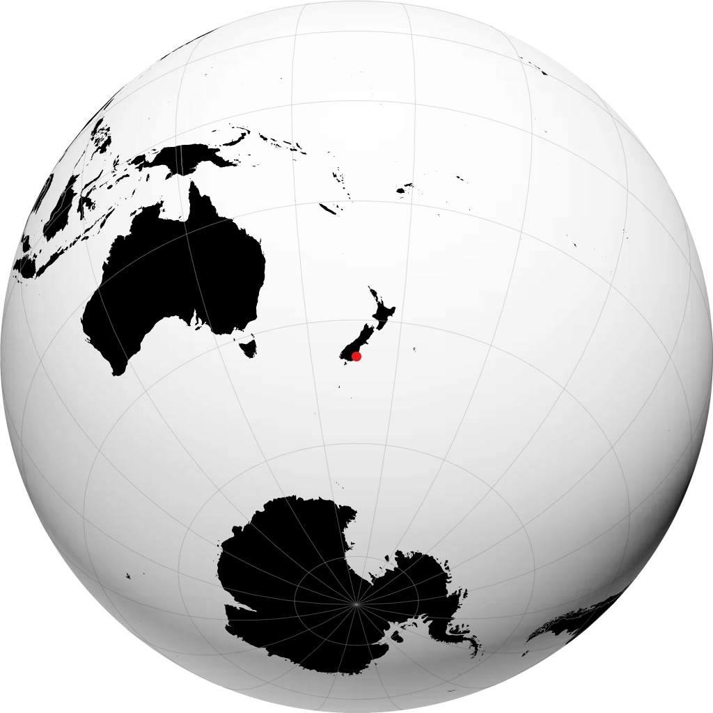 Dunedin na globusie