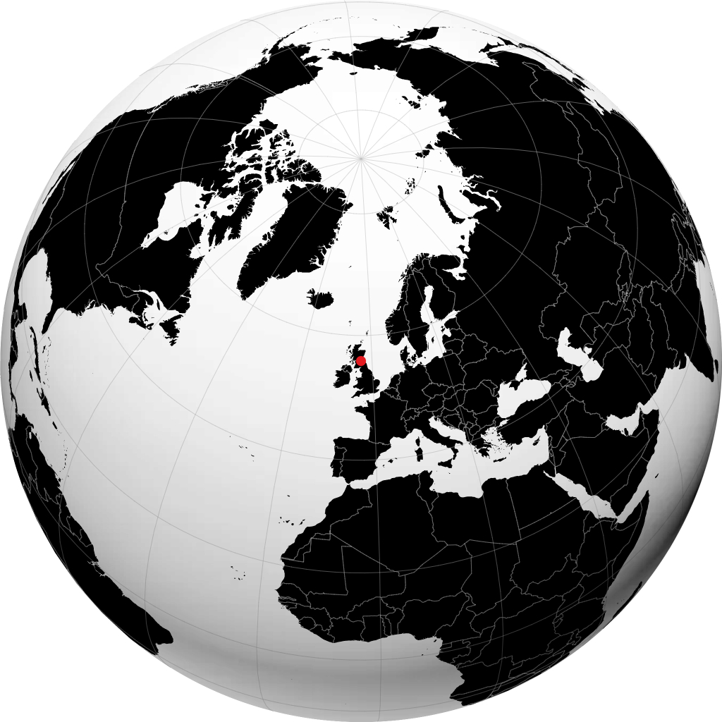 Edynburg na globusie