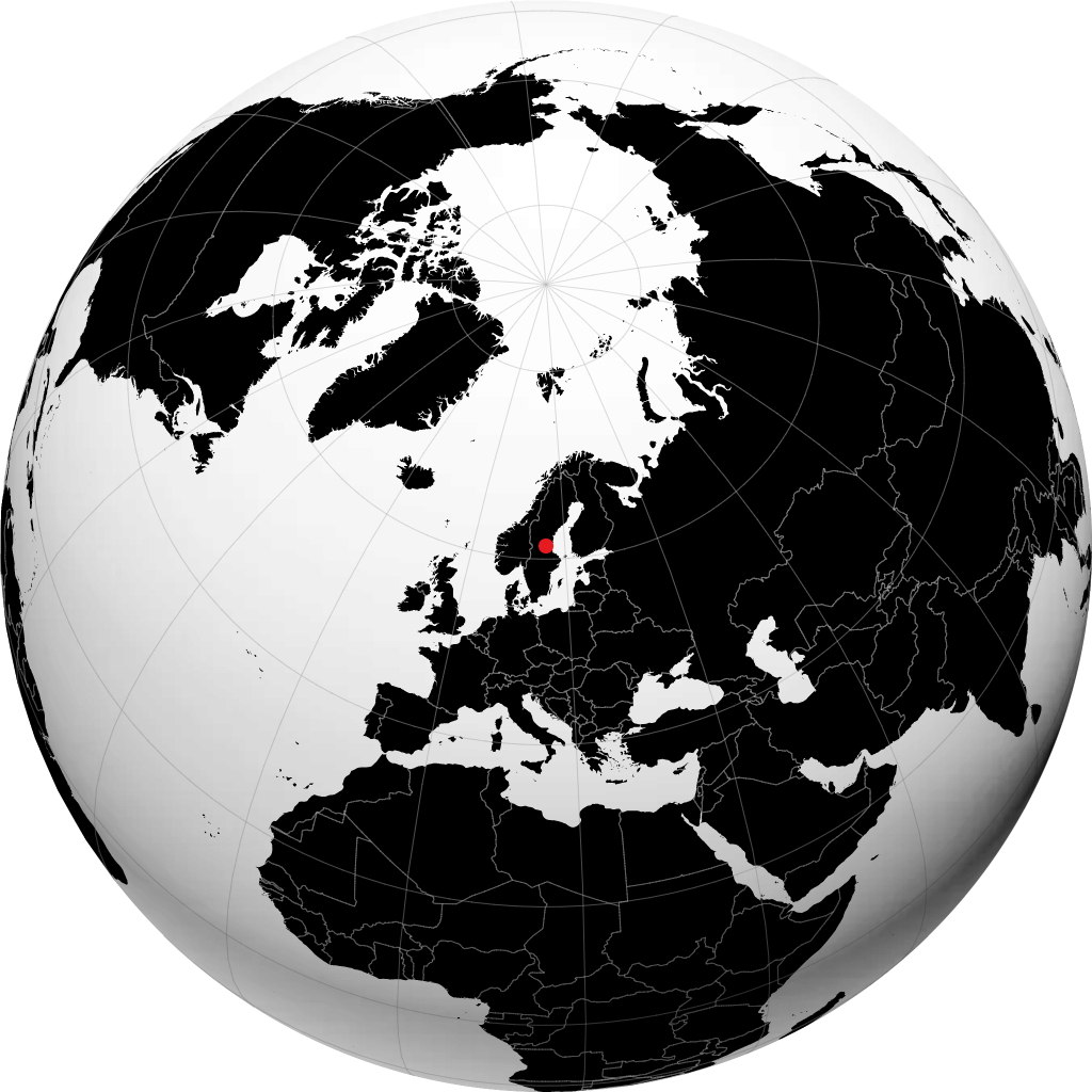 Edsbyn na globusie