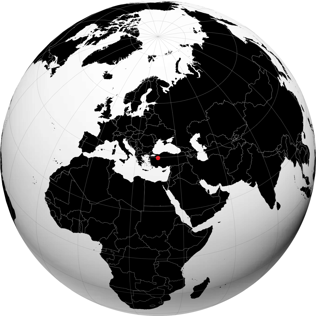 Eskişehir na globusie
