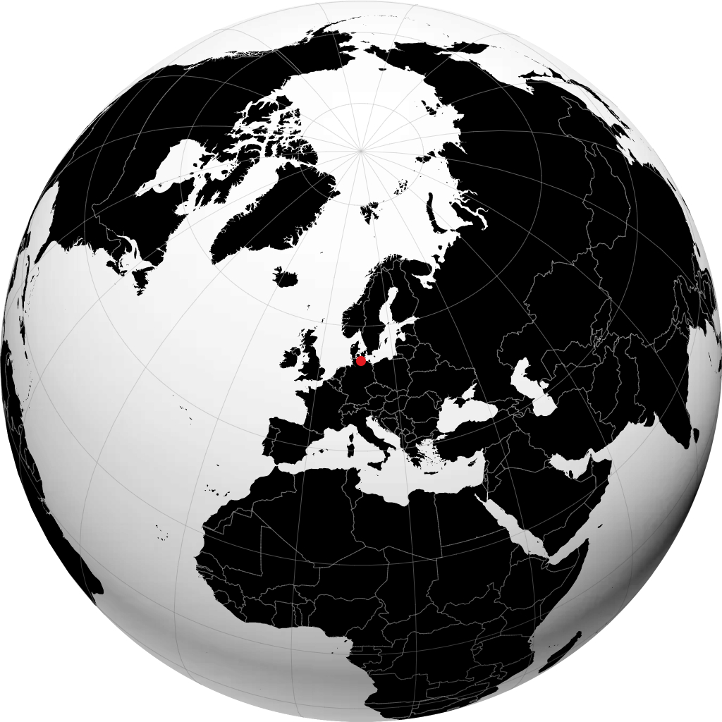 Fehmarn na globusie