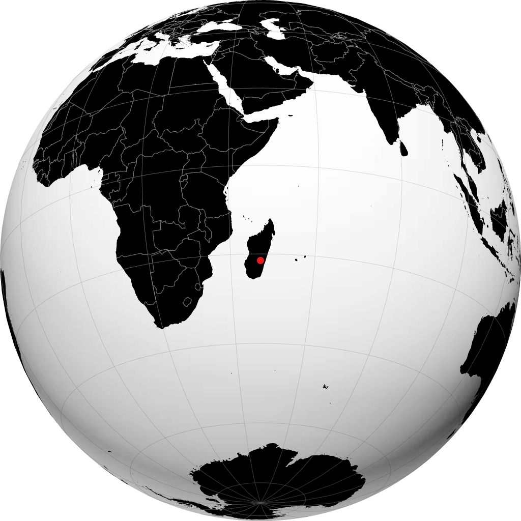 Fianarantsoa na globusie