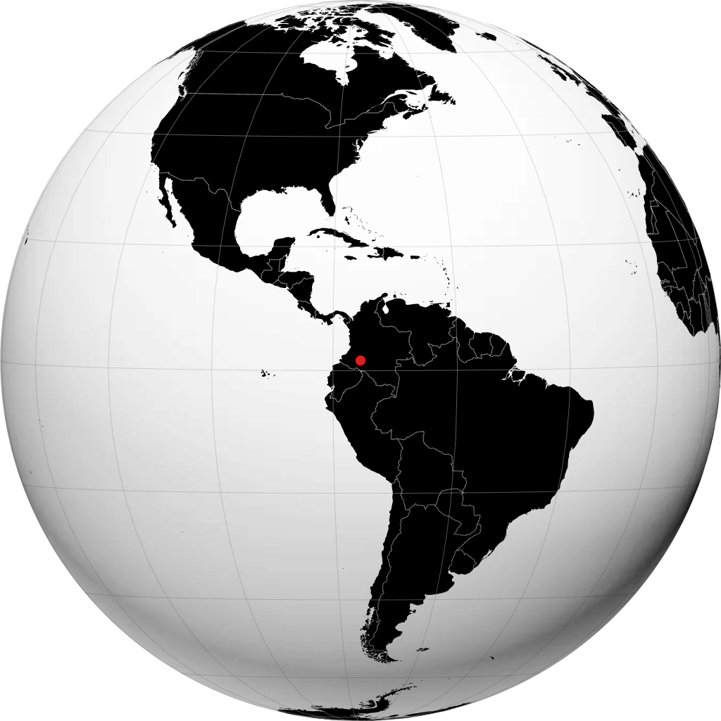 Florencia na globusie
