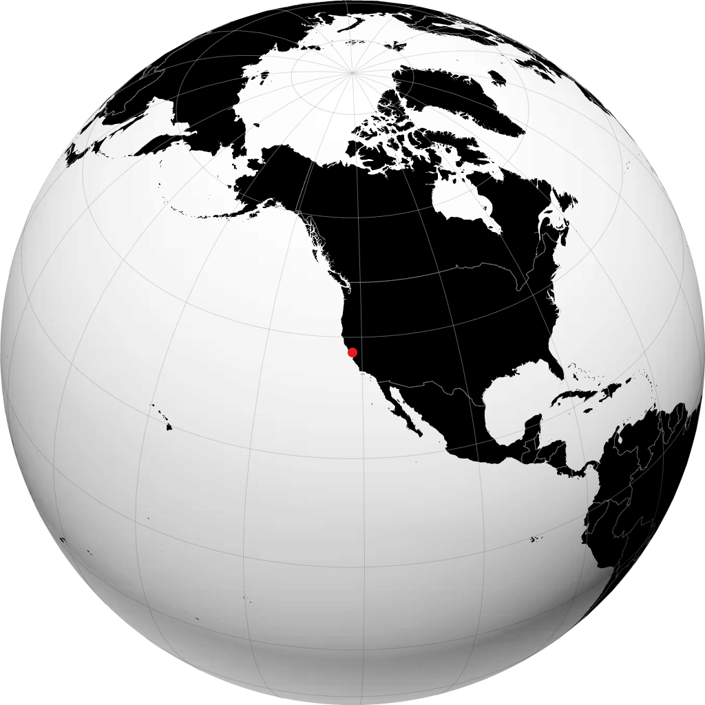 Fremont na globusie