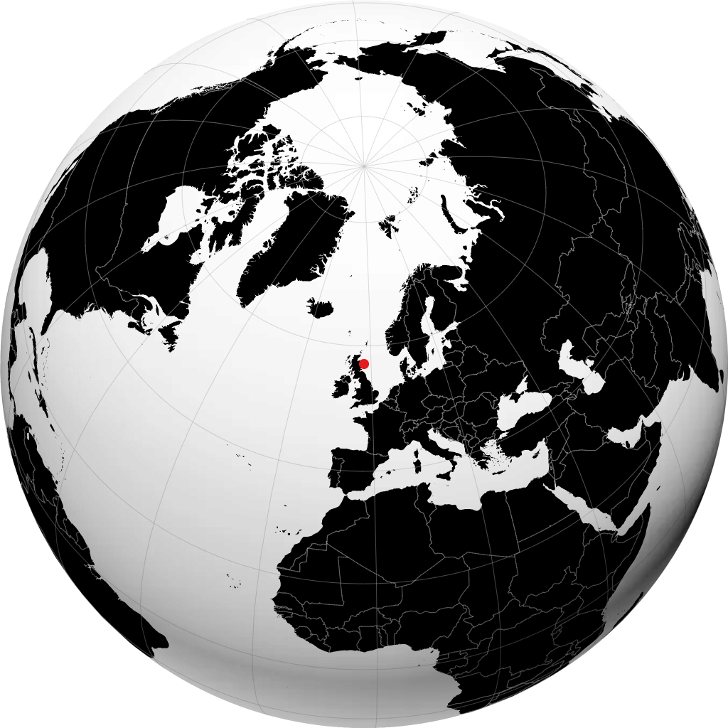 Aberdeen na globusie