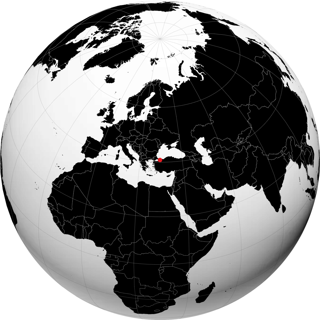 Gebze na globusie