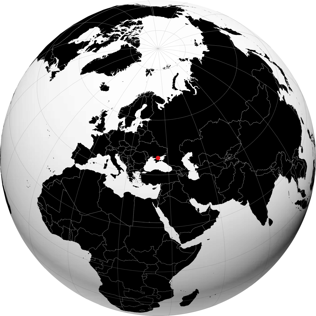 Heniczesk na globusie