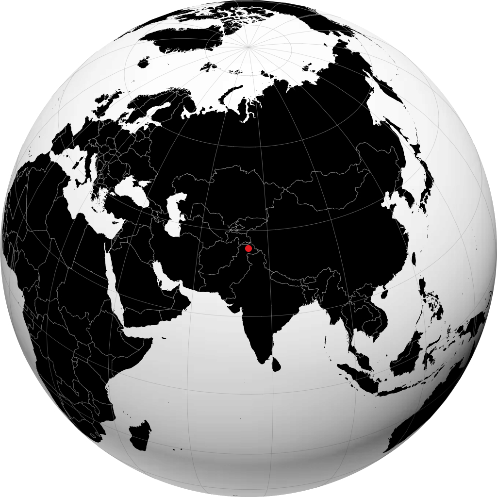 Gilgit na globusie