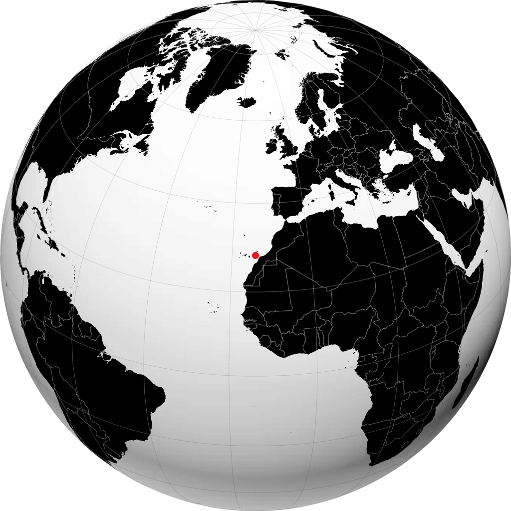 Gran Tarajal na globusie
