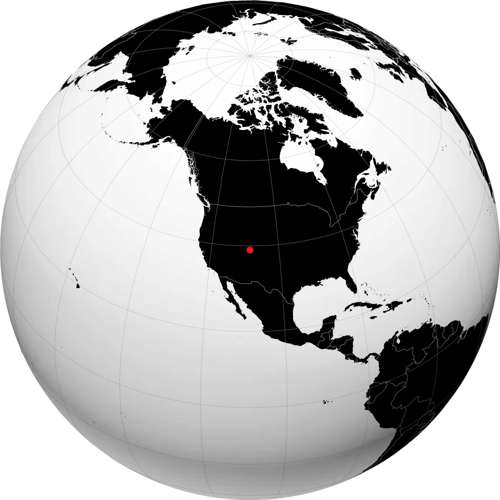 Grand Junction na globusie