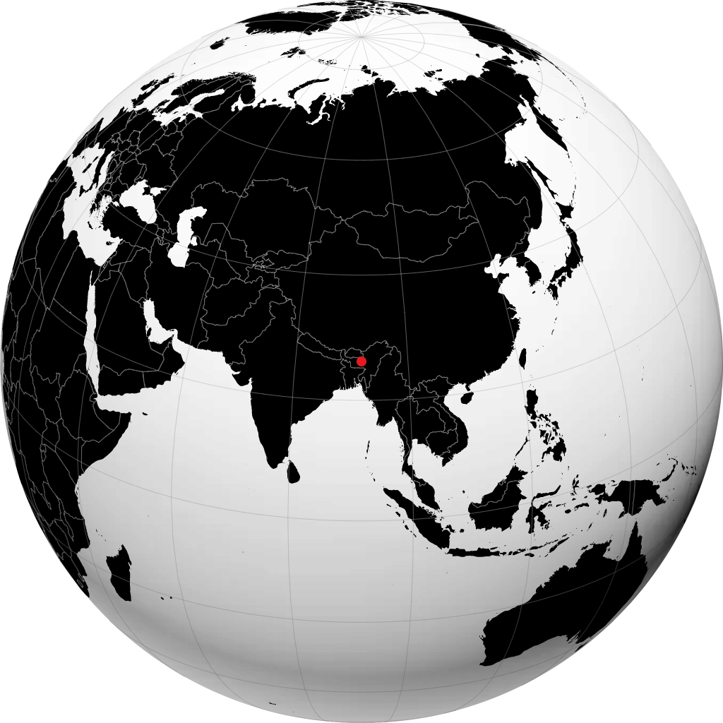 Guwahati na globusie
