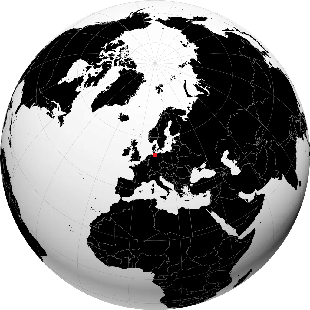 Hamburg na globusie