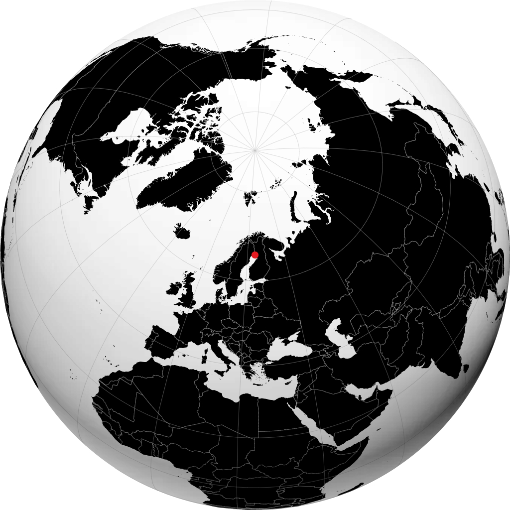Haparanda na globusie