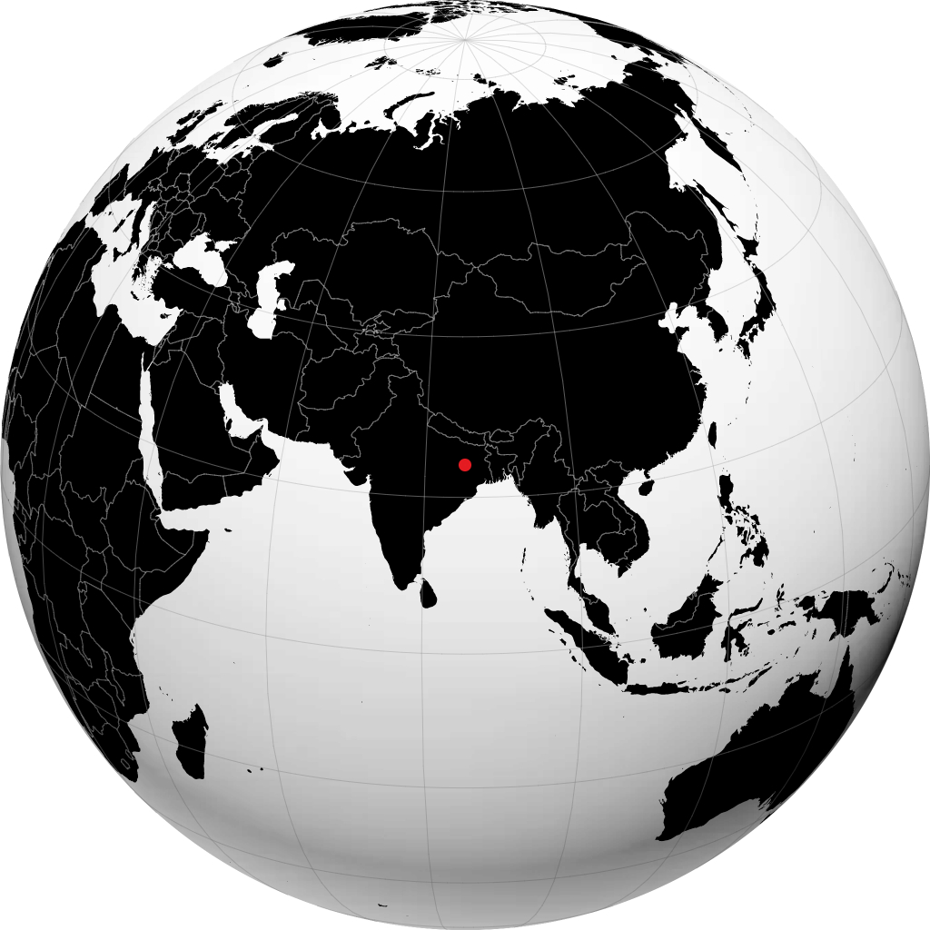 Hazaribagh na globusie