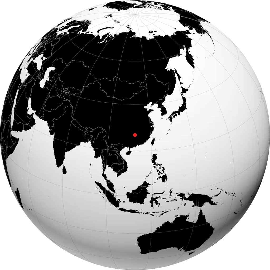 Hengyang na globusie
