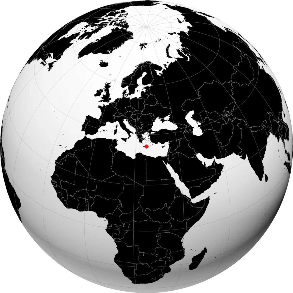 Heraklion na globusie