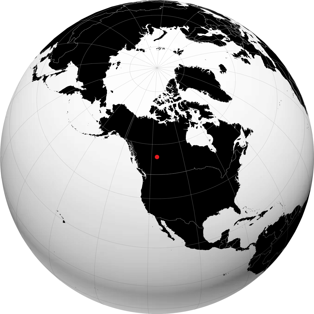 High Prairie na globusie