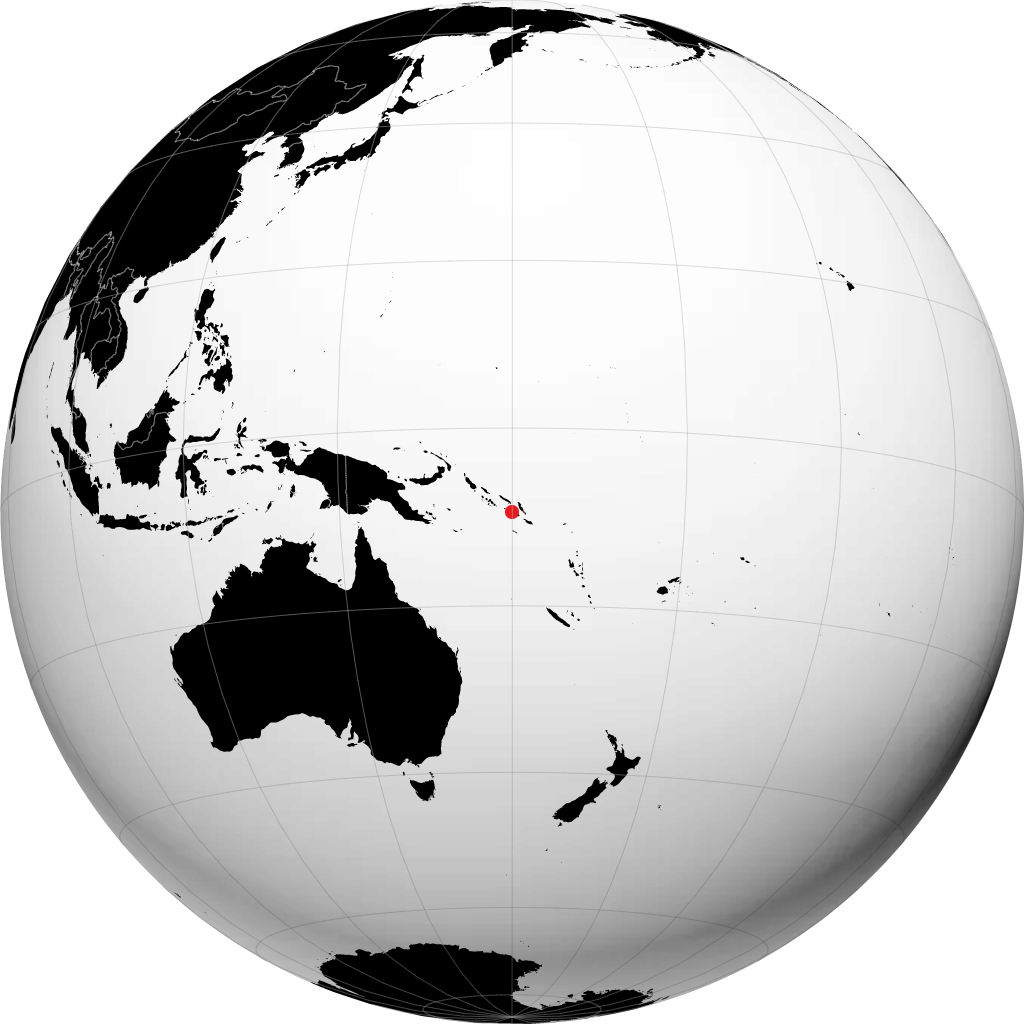 Honiara na globusie