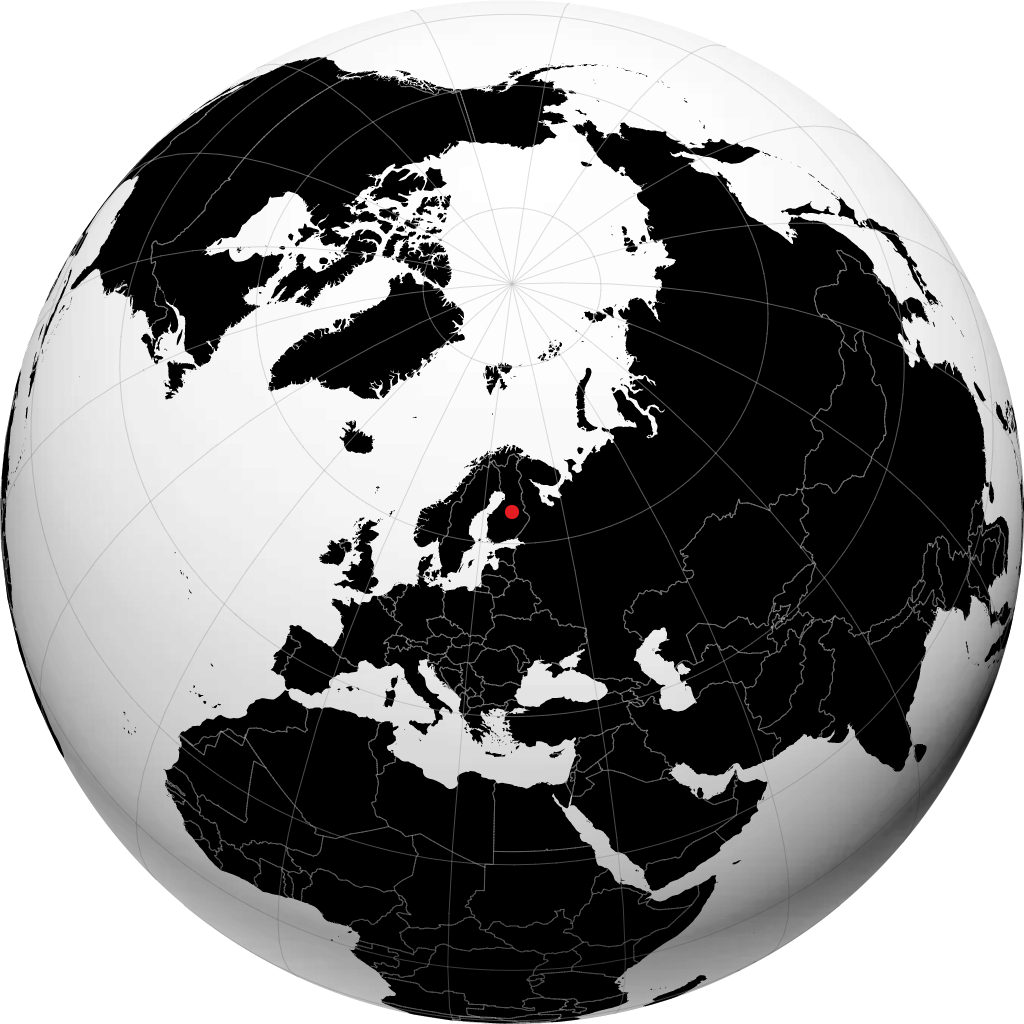 Iisalmi na globusie