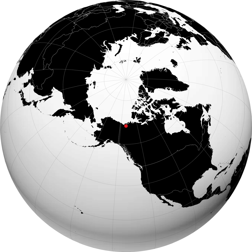 Inuvik na globusie