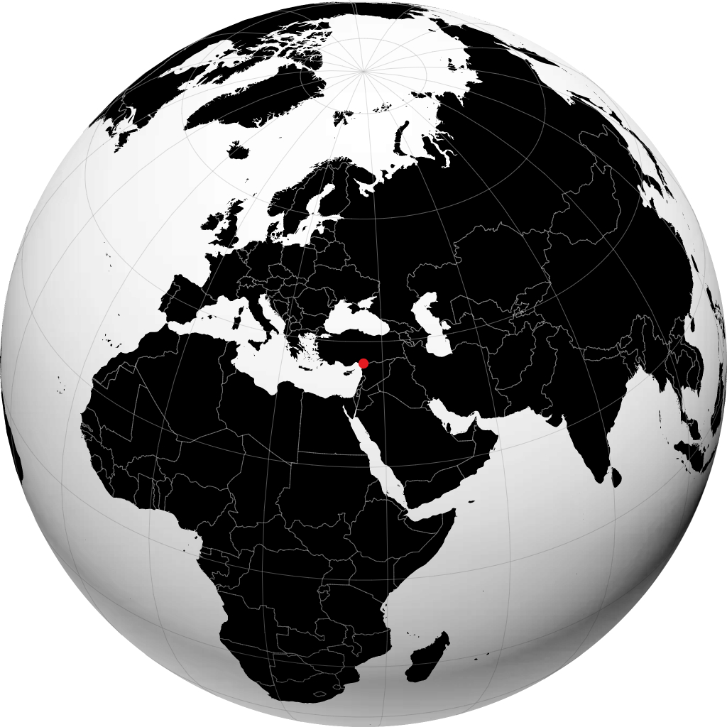 Iskenderun na globusie