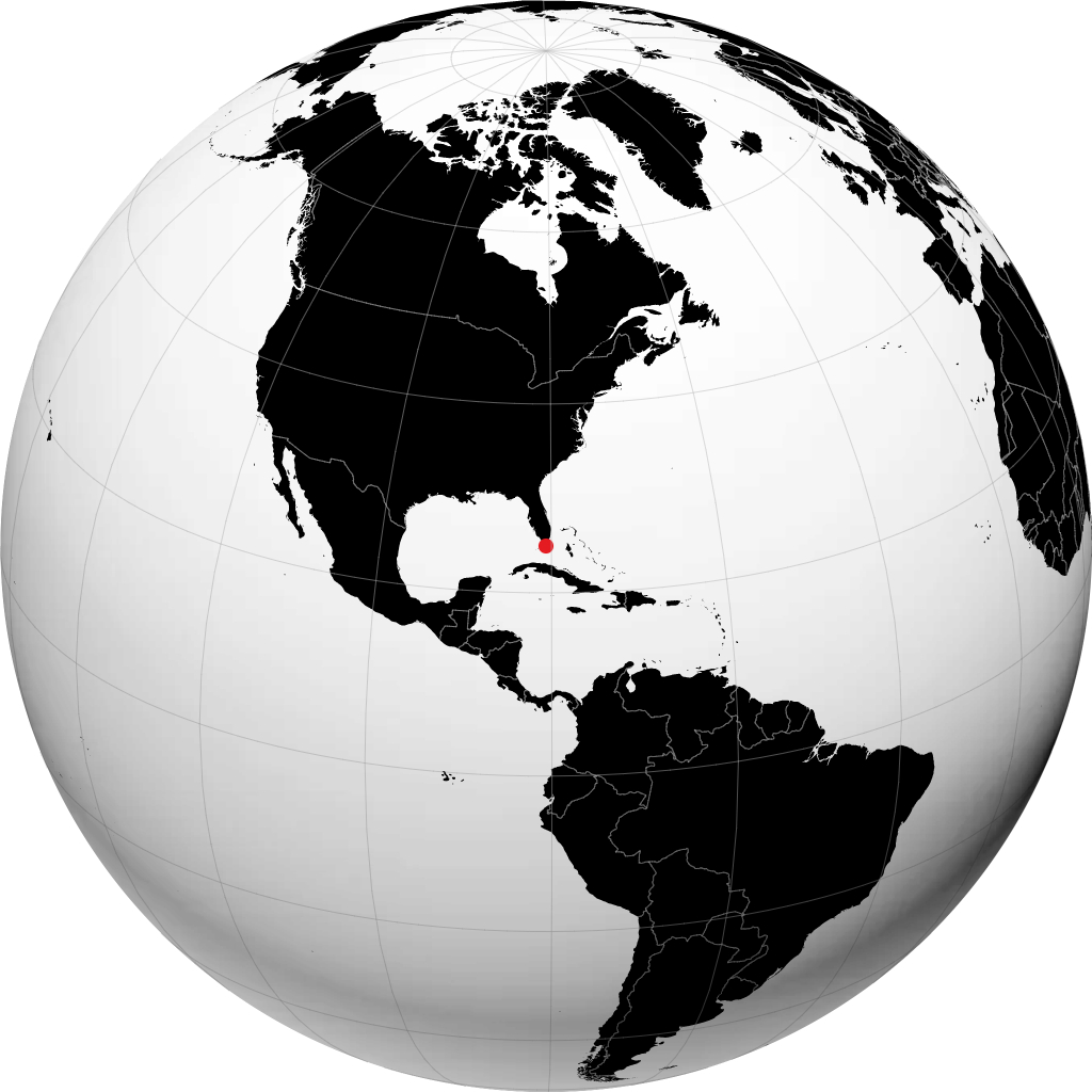 Islamorada na globusie