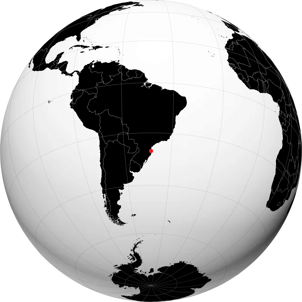 Itajaí na globusie