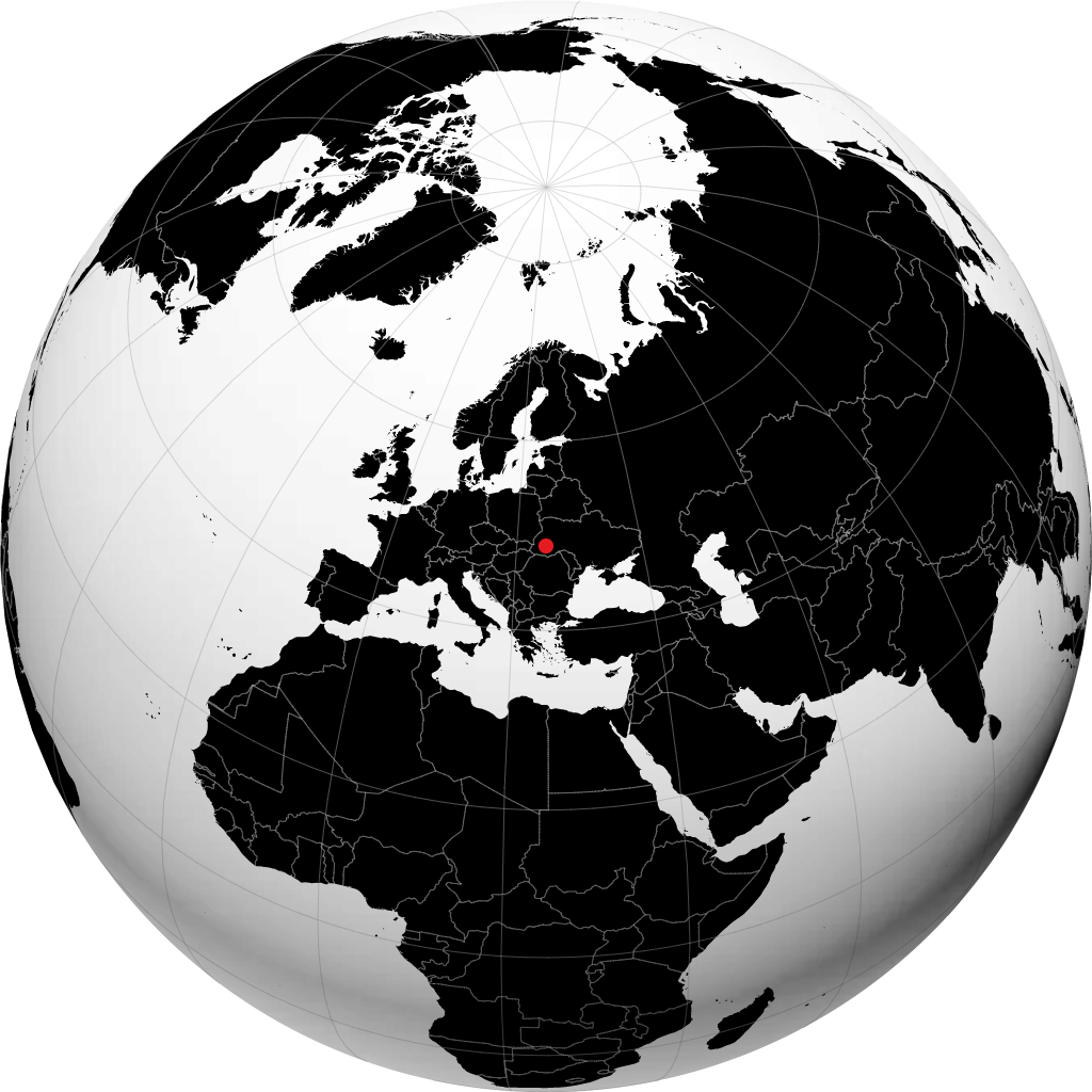 Iwano-Frankiwsk na globusie
