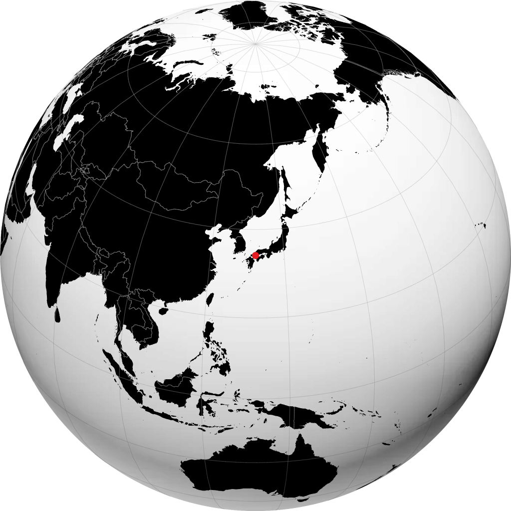 Iwakuni na globusie