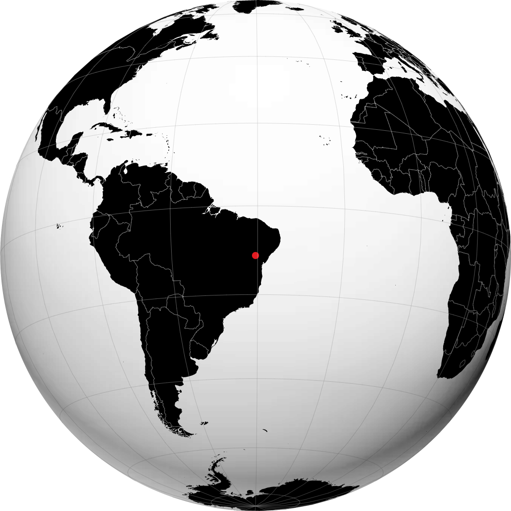 Jacobina na globusie