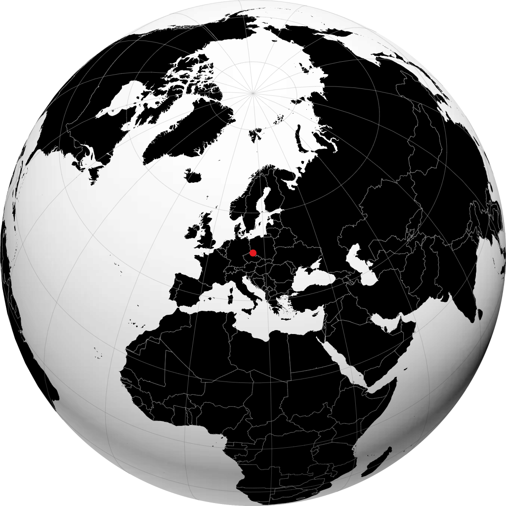 Jelenia Góra na globusie