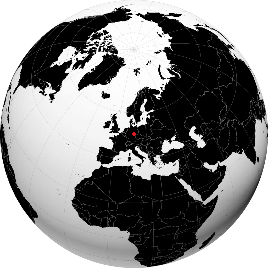 Jena na globusie
