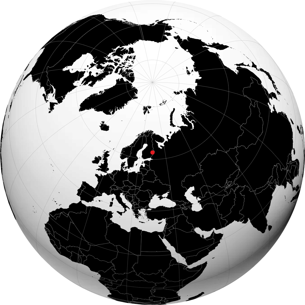 Joensuu na globusie