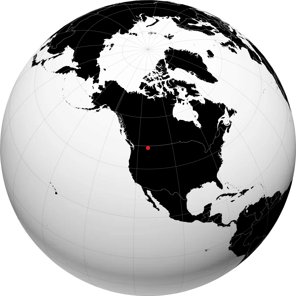 Kalispell na globusie