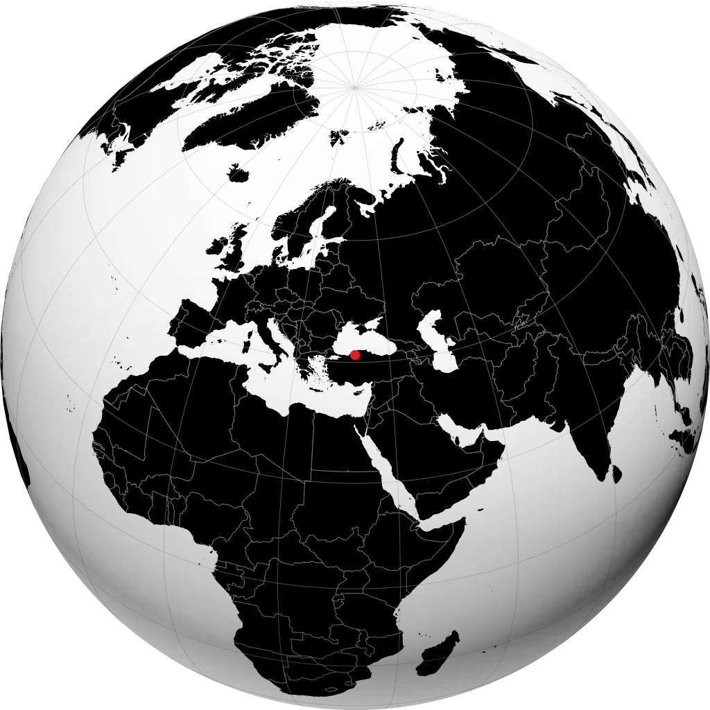 Karabük na globusie