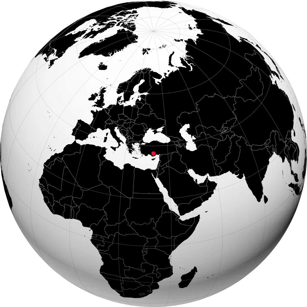 Karaman na globusie