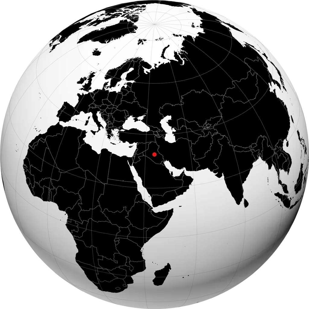 Karbala na globusie