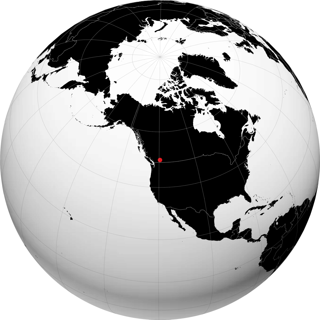 Kelowna na globusie