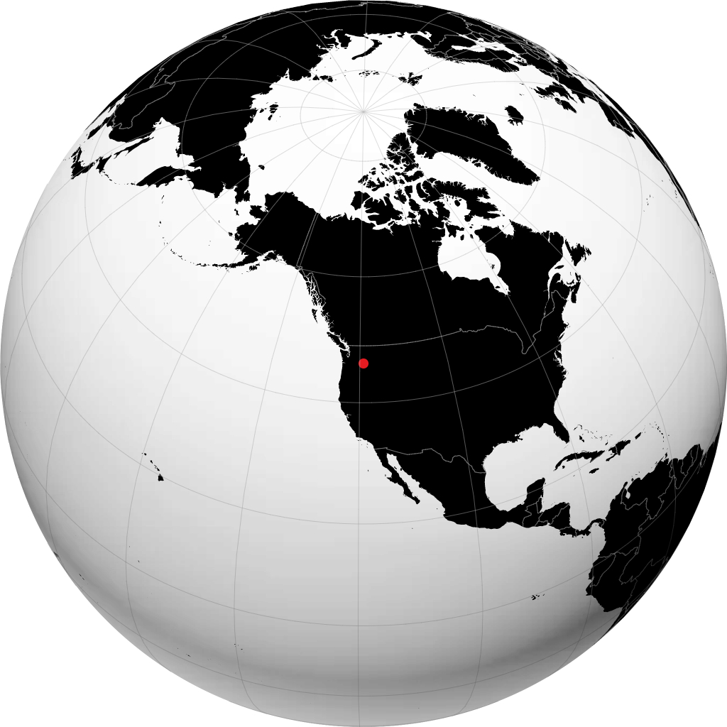 Kennewick na globusie