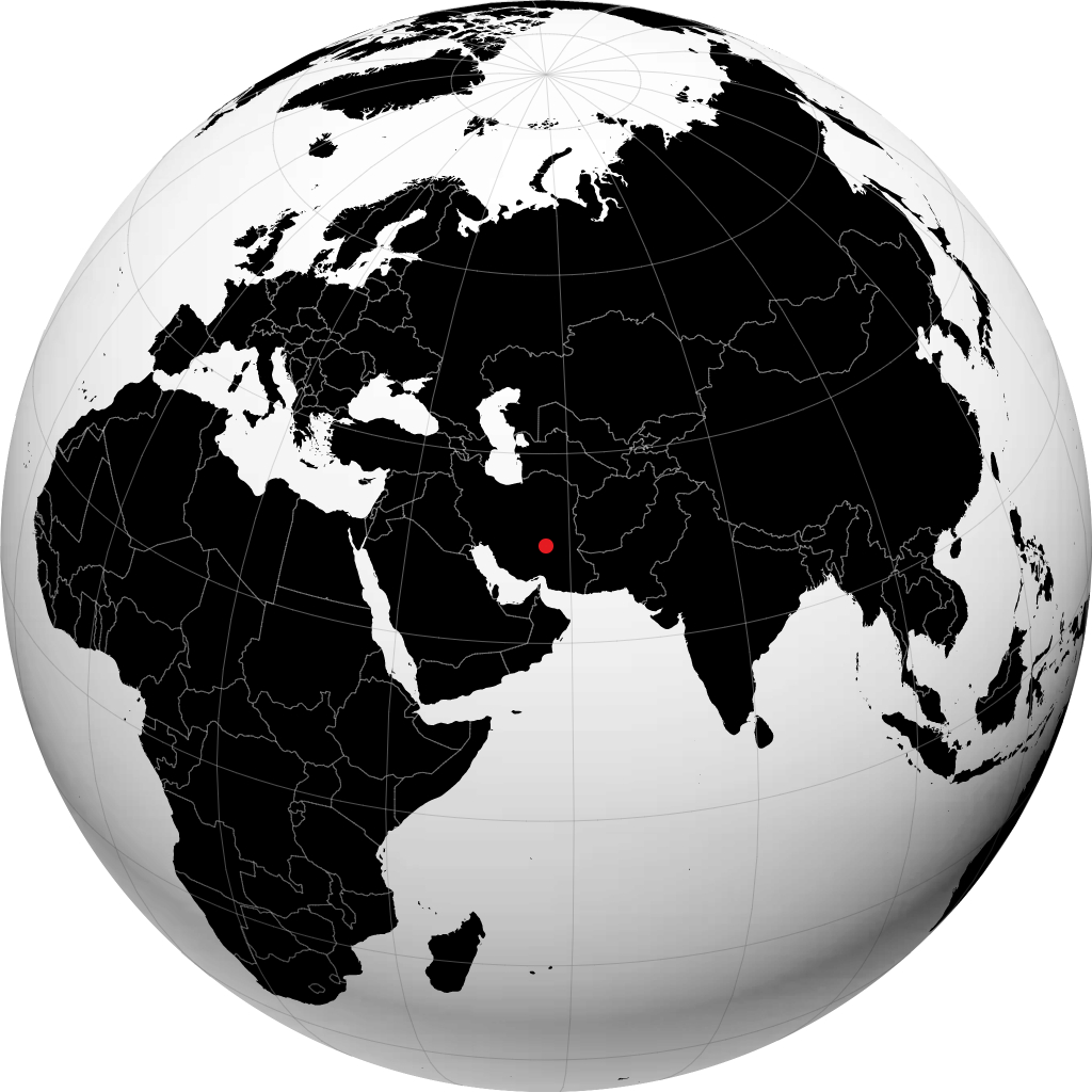 Kerman na globusie
