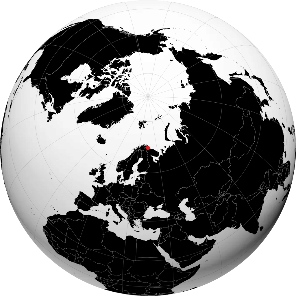 Kirkenes na globusie