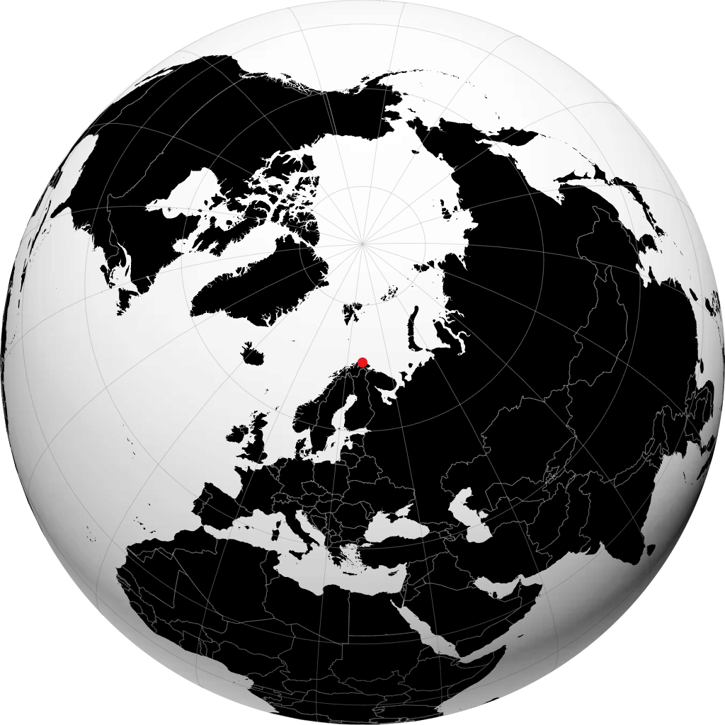 Kjøllefjord na globusie