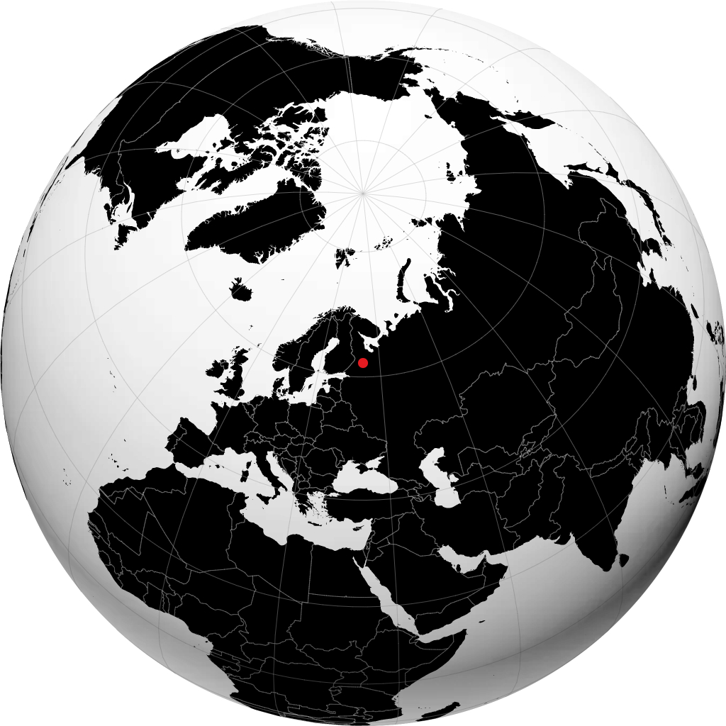 Kondopoga na globusie