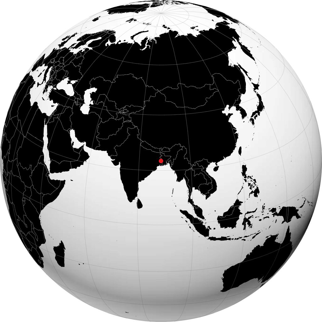 Krishnanagar na globusie