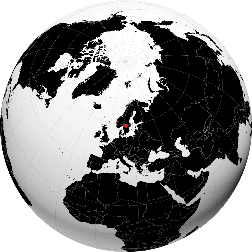 Kristinehamn na globusie