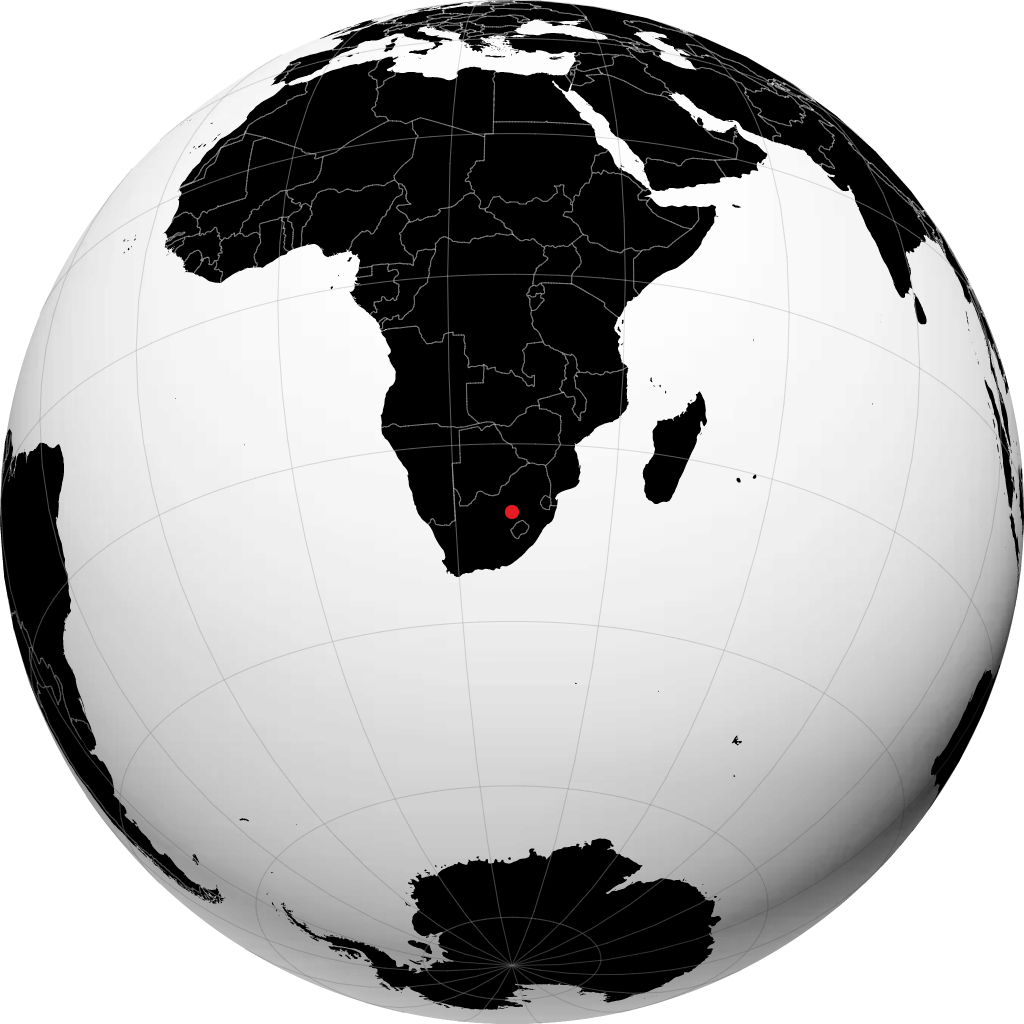 Kroonstad na globusie