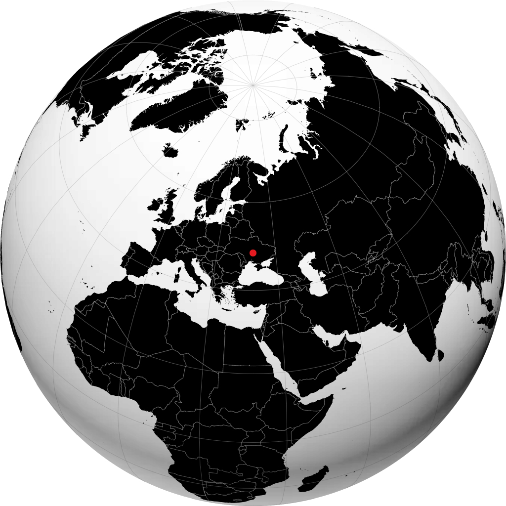 Kropywnycki na globusie