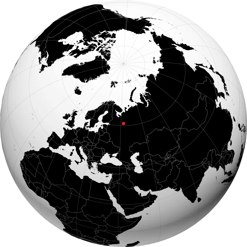 Kułoj na globusie