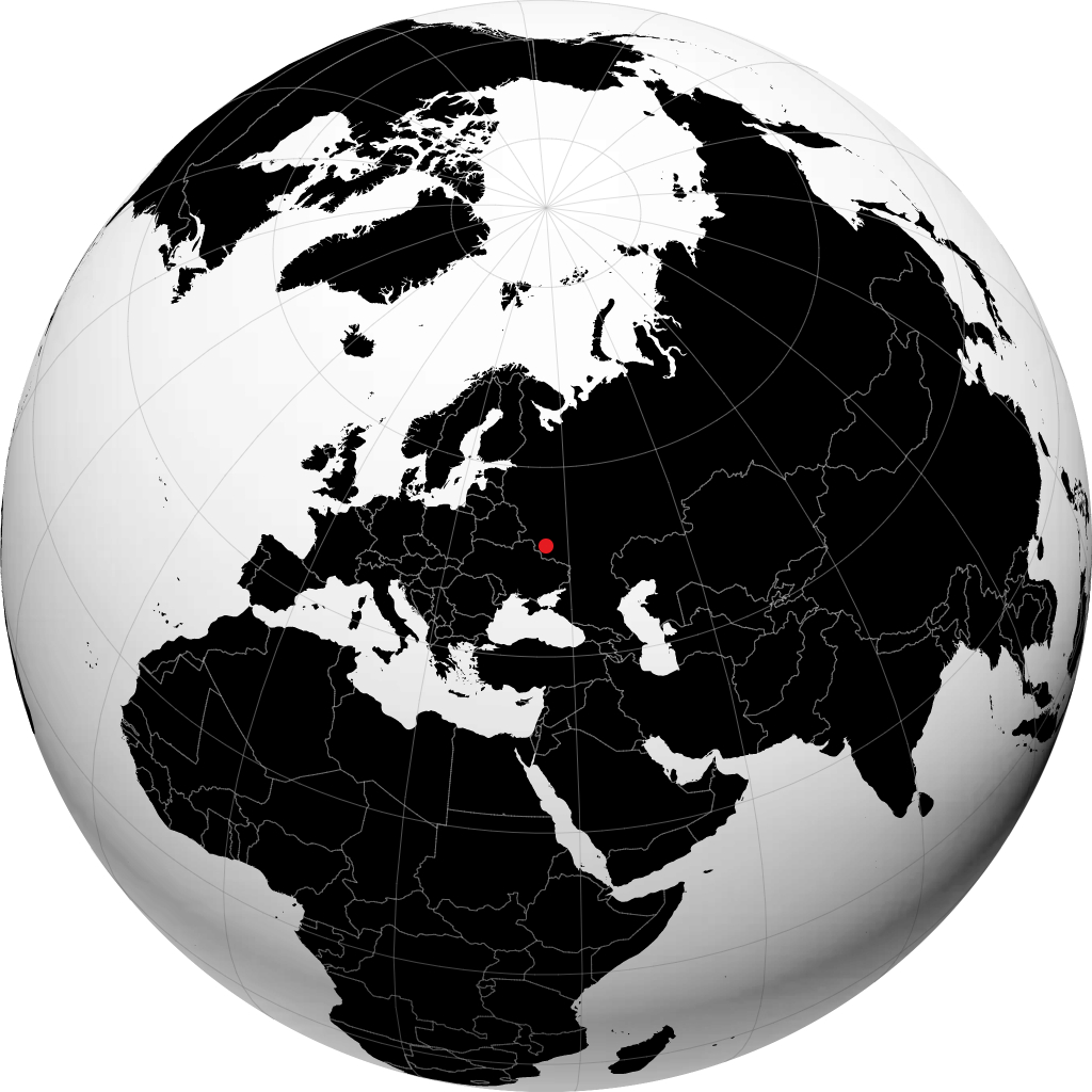 Kursk na globusie
